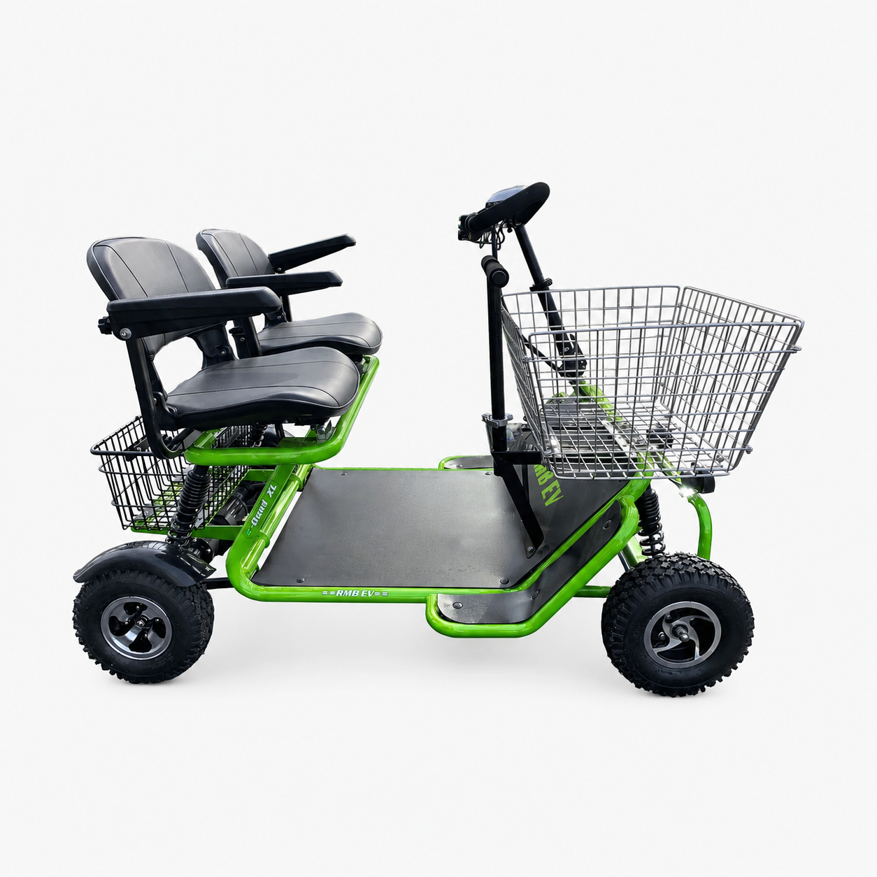 RMB e-Quad XL in green, side view