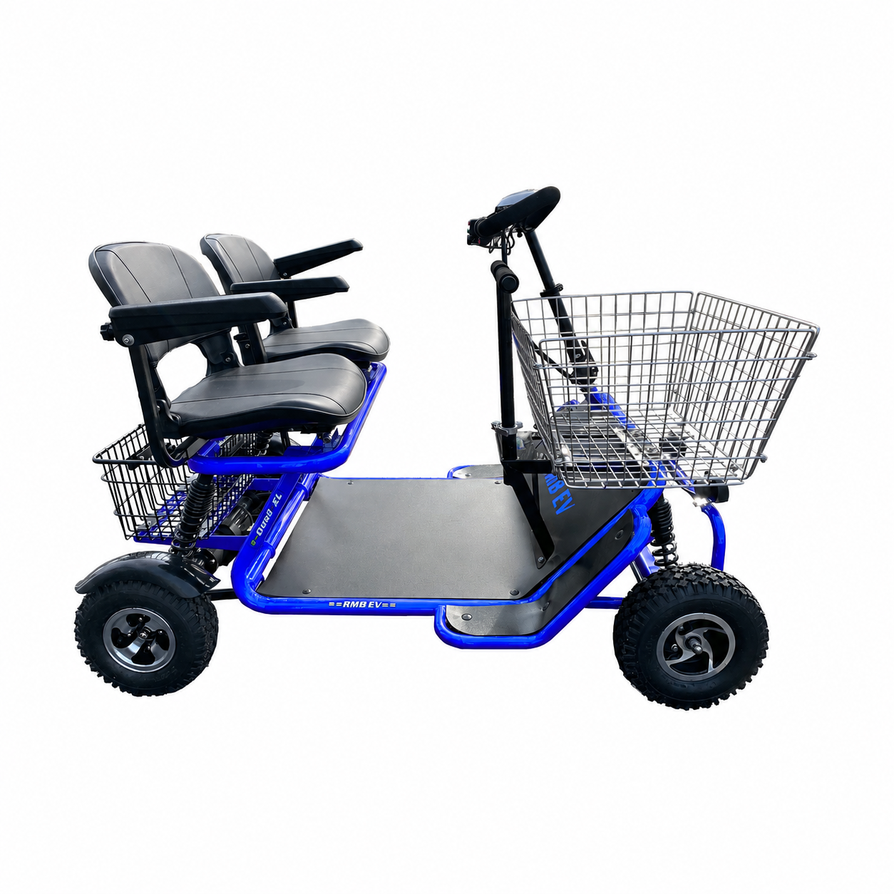 RMB e-Quad XL in blue, side view